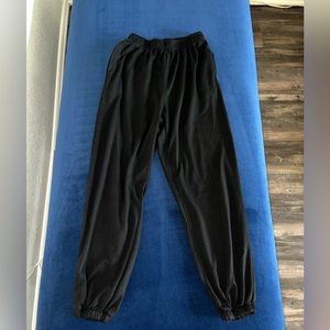Black sweat pants size small with pockets